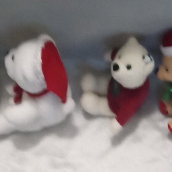 bundled Santa teddy bears Christmas in July event decorative kidcore - Picture 3 of 5